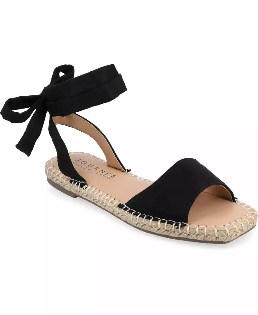 Journee Collection Women's Emelie Wide Width Espadrille Sandals 1