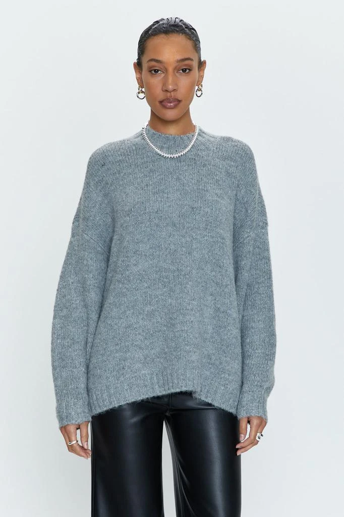 Pistola Denim Carlen Mock Neck Sweater - Heather Grey 2