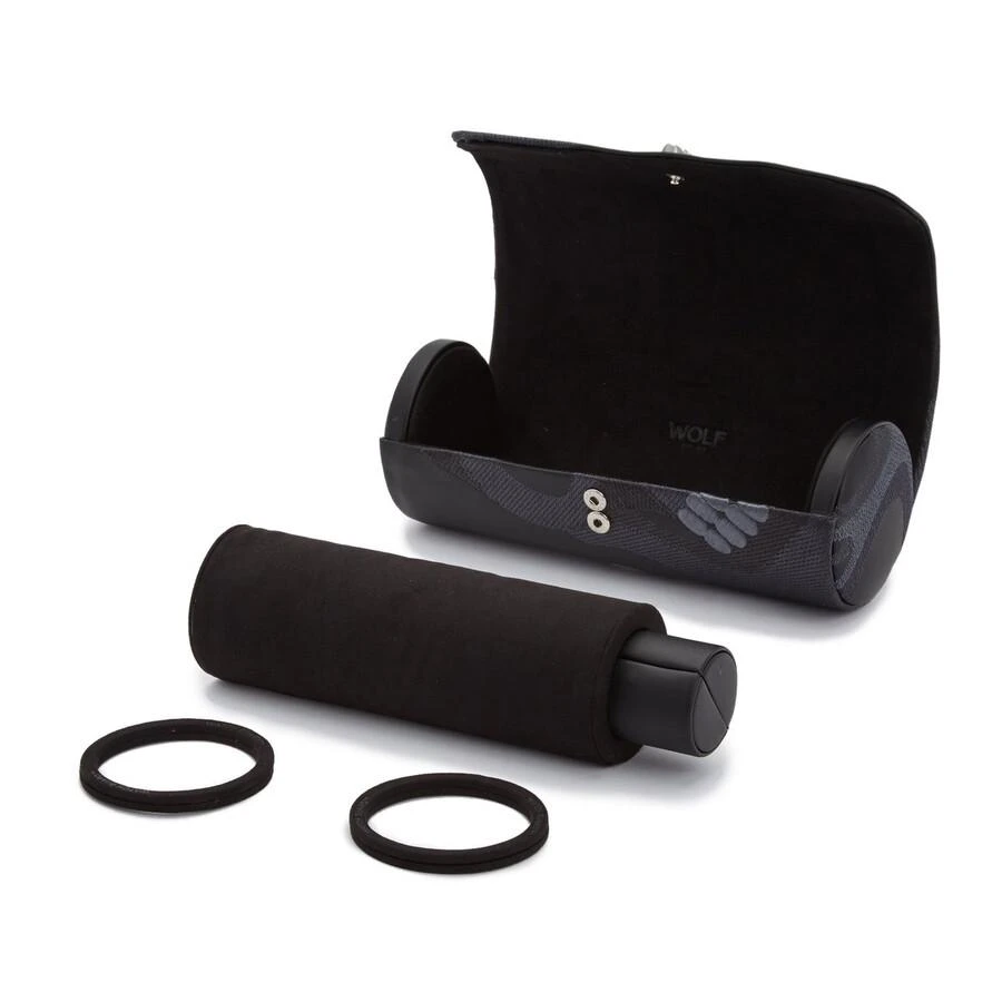 Wolf Memento Mori Triple Watch Roll  - Black 493402 3