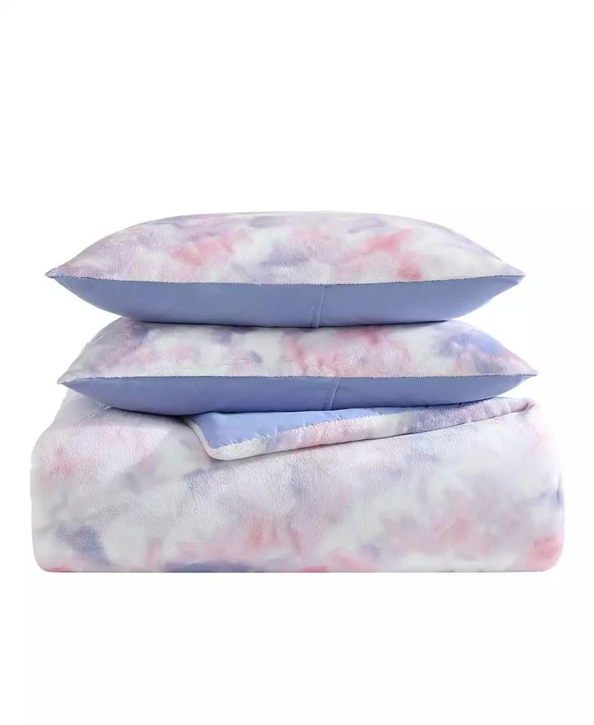 Betsey Johnson Sunset Tie Dye Plush 4-Pc. Comforter Set 6
