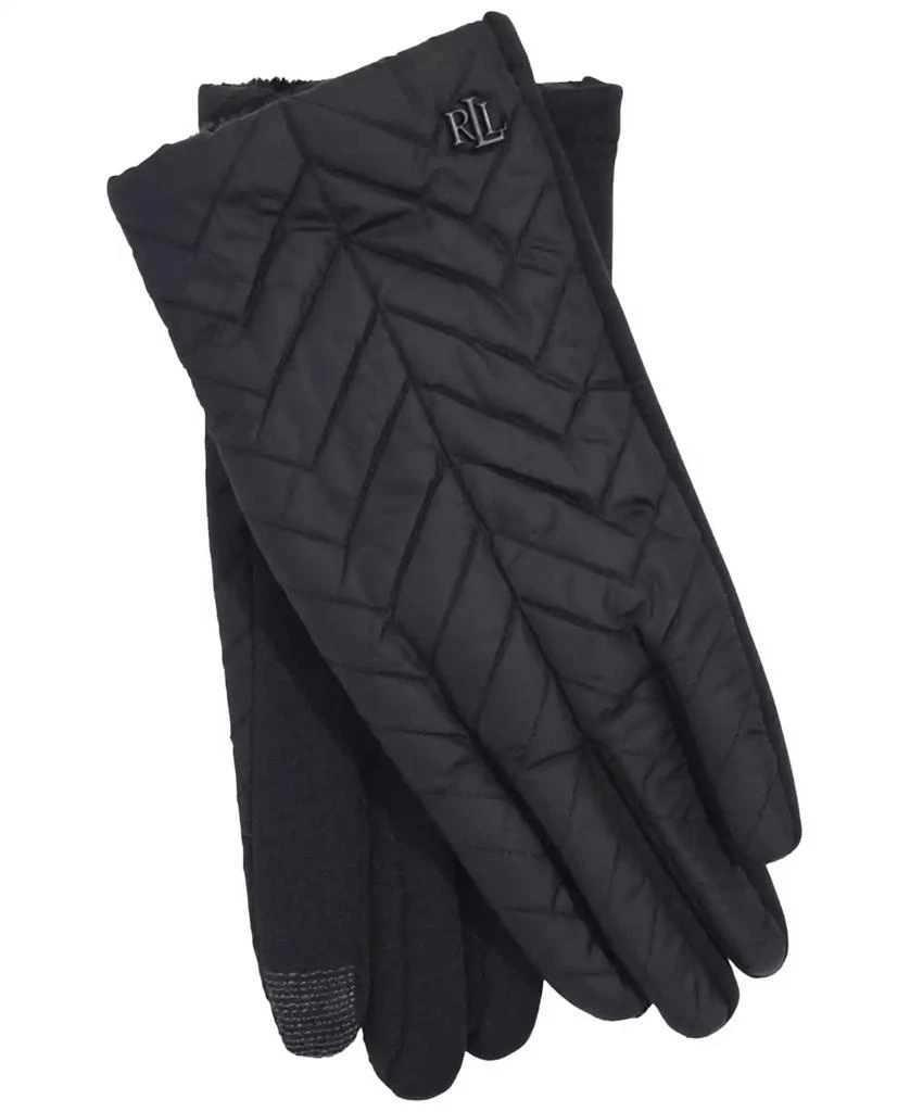 Ralph Lauren Chevron Quilted Glove 1