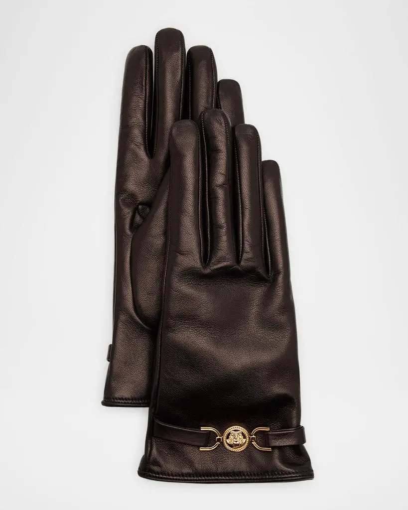 Versace Medusa '95 Leather Gloves