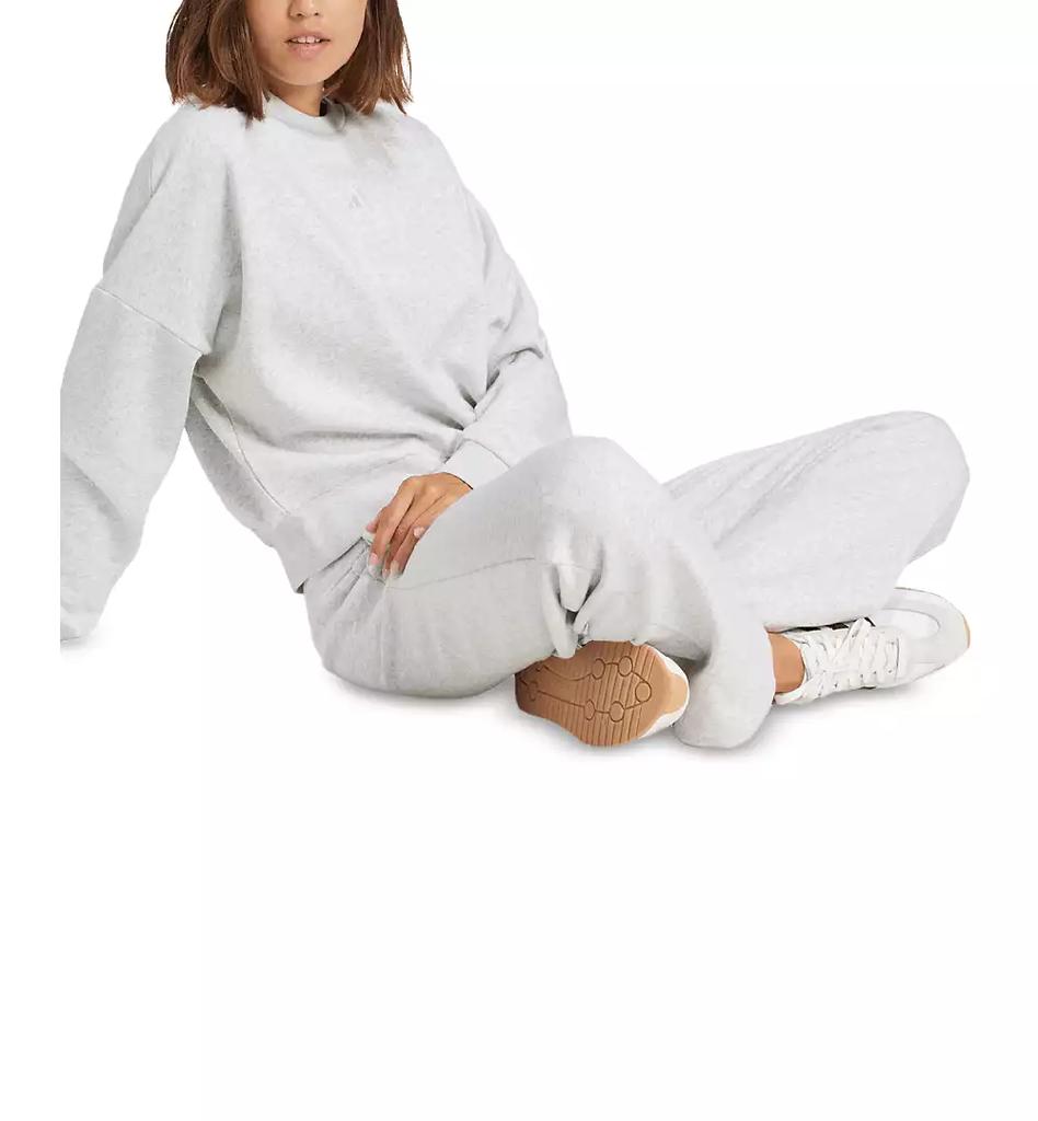 Adidas Women
s Essentials Crewneck Small-Logo Sweatshirt