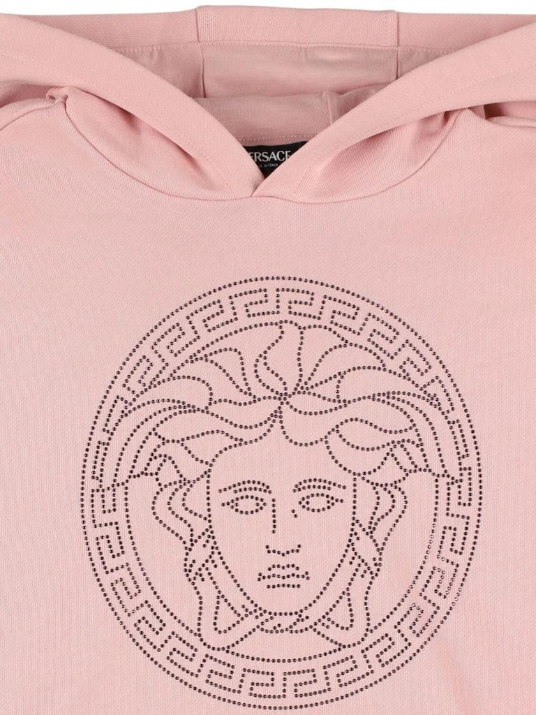 Versace Printed Cotton Hooded Sweatshirt 1