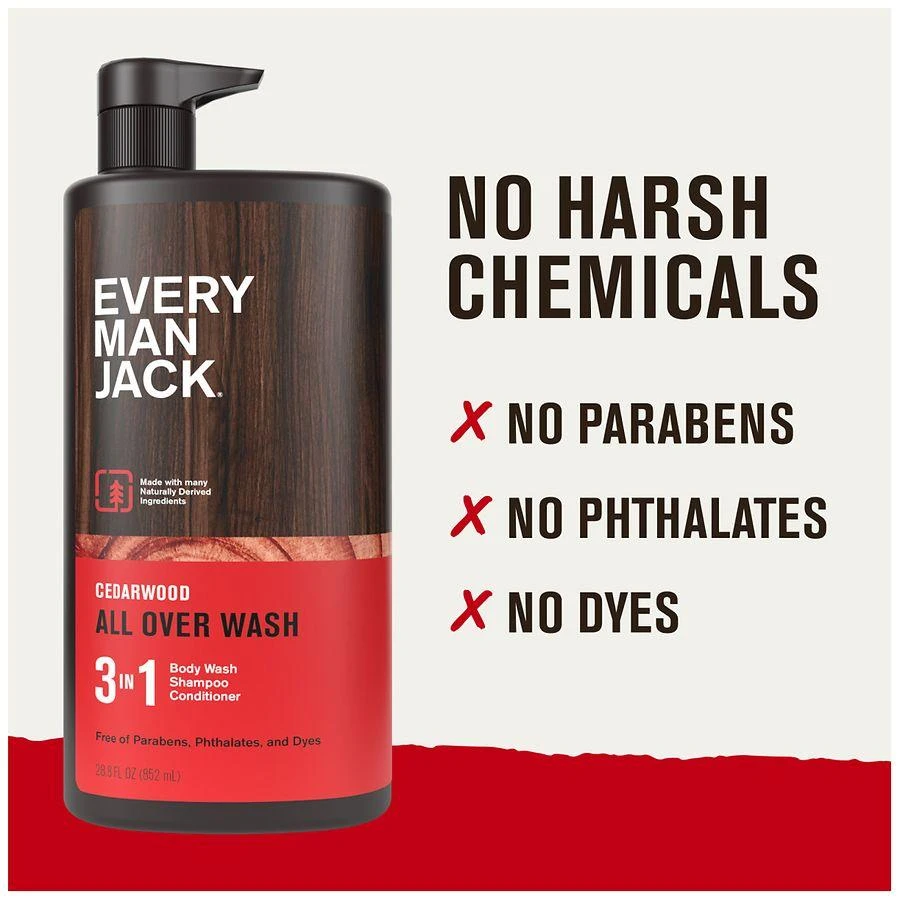 Every Man Jack All Over Wash Cedarwood 6