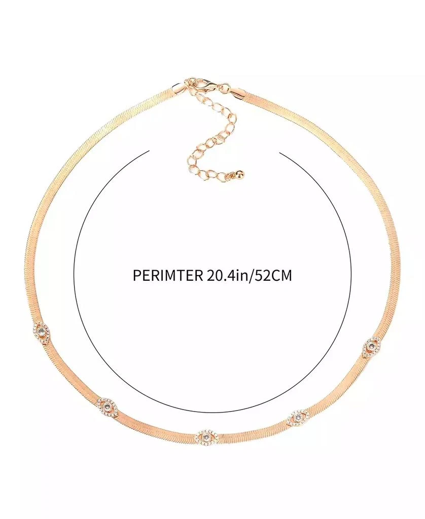 Nicole Miller Gold-Tone Chain Necklace with Rhinestones 2