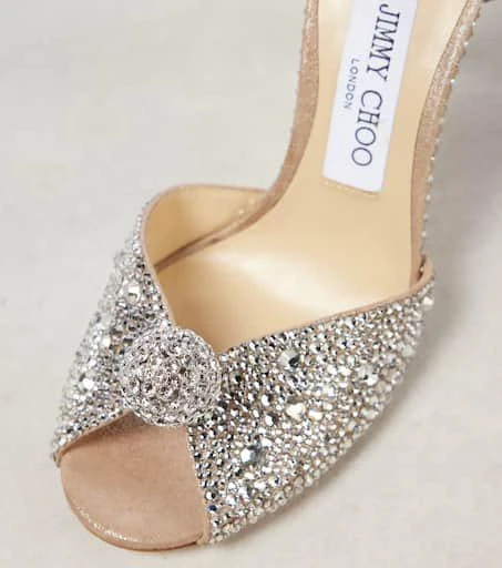Jimmy Choo Sacora 100 crystal-embellished sandals 6