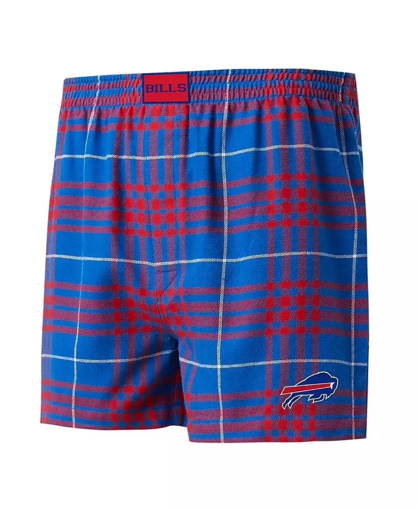 Concepts Sport Men's Royal, Red Buffalo Bills Concord Flannel Boxers 1