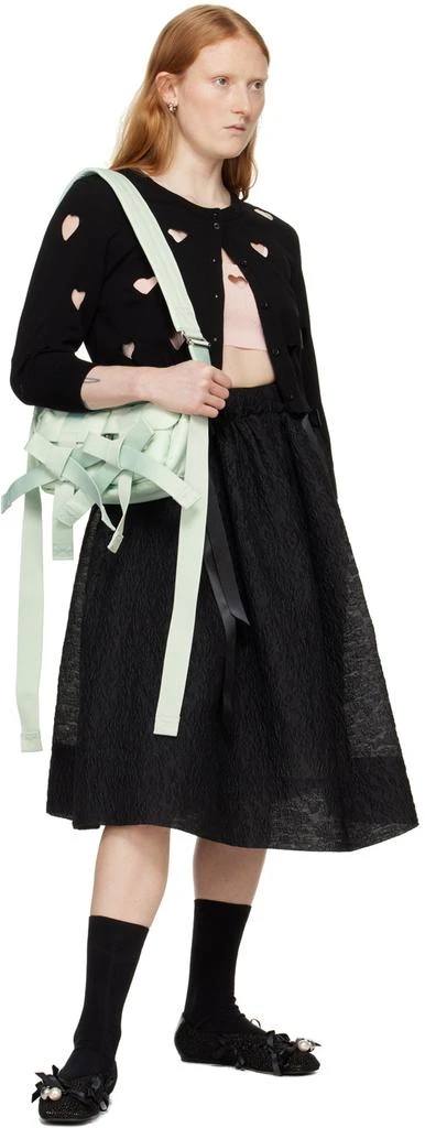 Simone Rocha Green Classic Bow Crossbody Bag 4