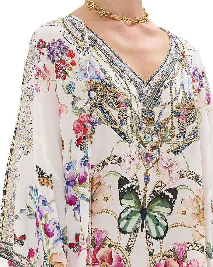 Camilla Silk Swim Cover-Up Kaftan 4