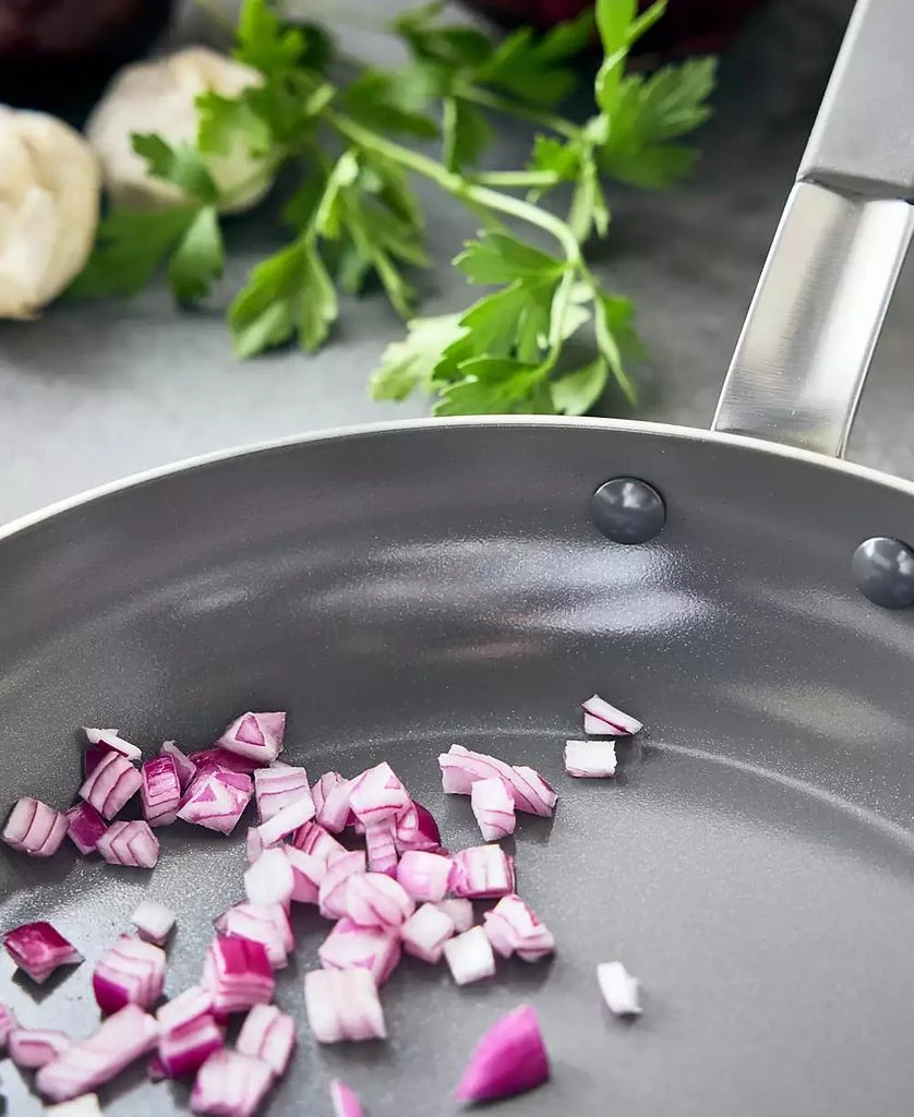 Greenpan X Bobby Flay Nonstick Stainless Steel 12" Frypan with Lid 6