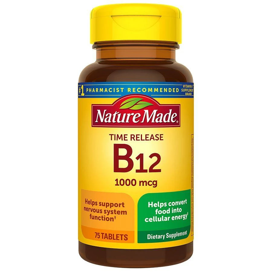 Nature Made Vitamin B12 1000 mcg Time Release Tablets 1
