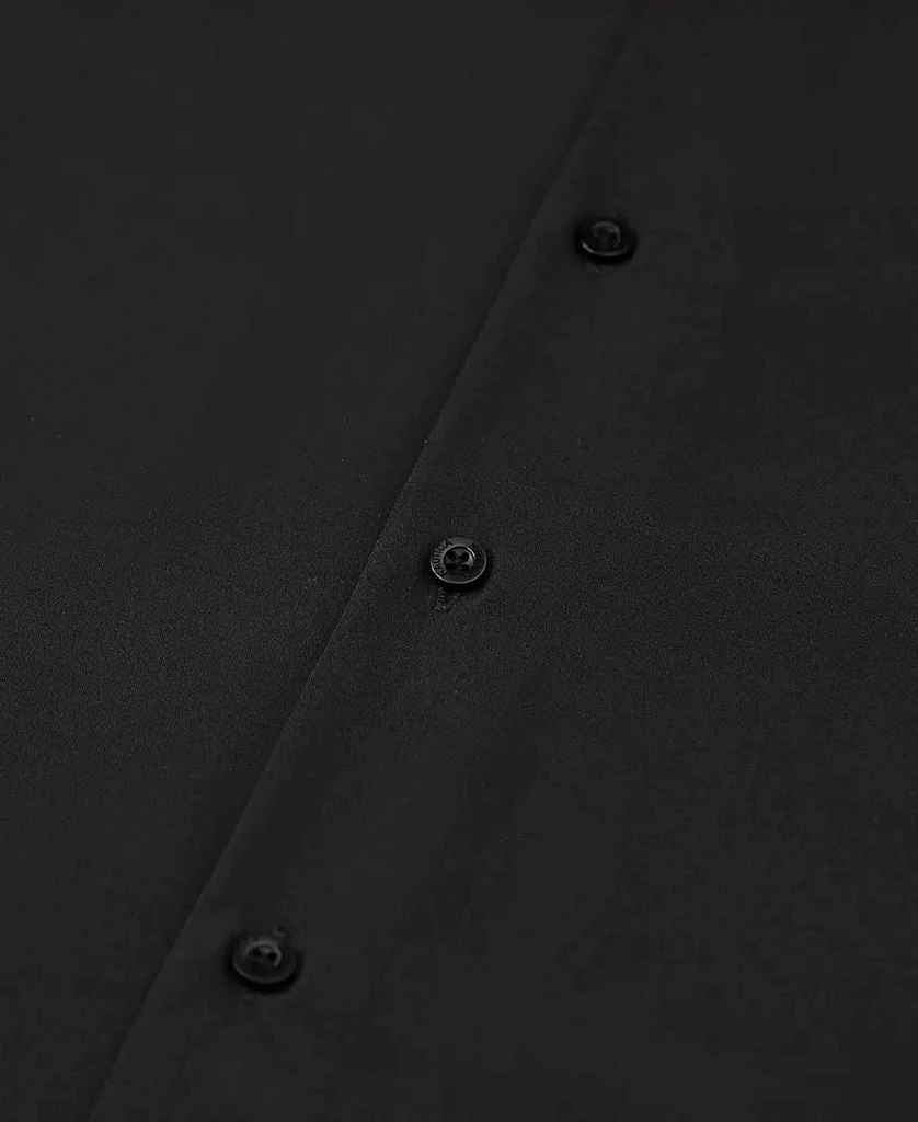 Nautica Men's Slim-Fit Supershirt Dress Shirt - Black - 14-14.5 32-33