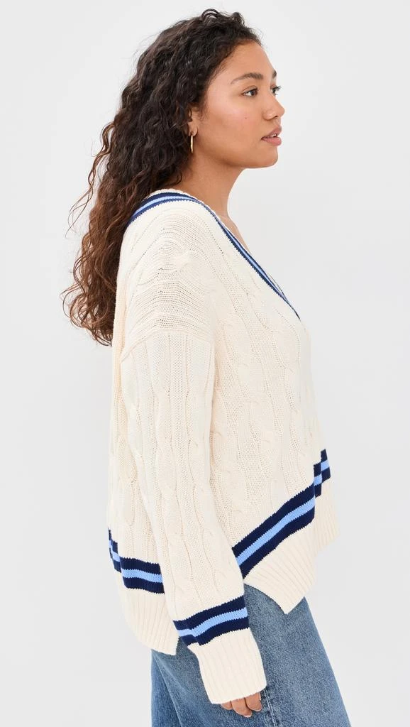 Ralph Lauren Cable Knit Cotton Cricket Sweater 9