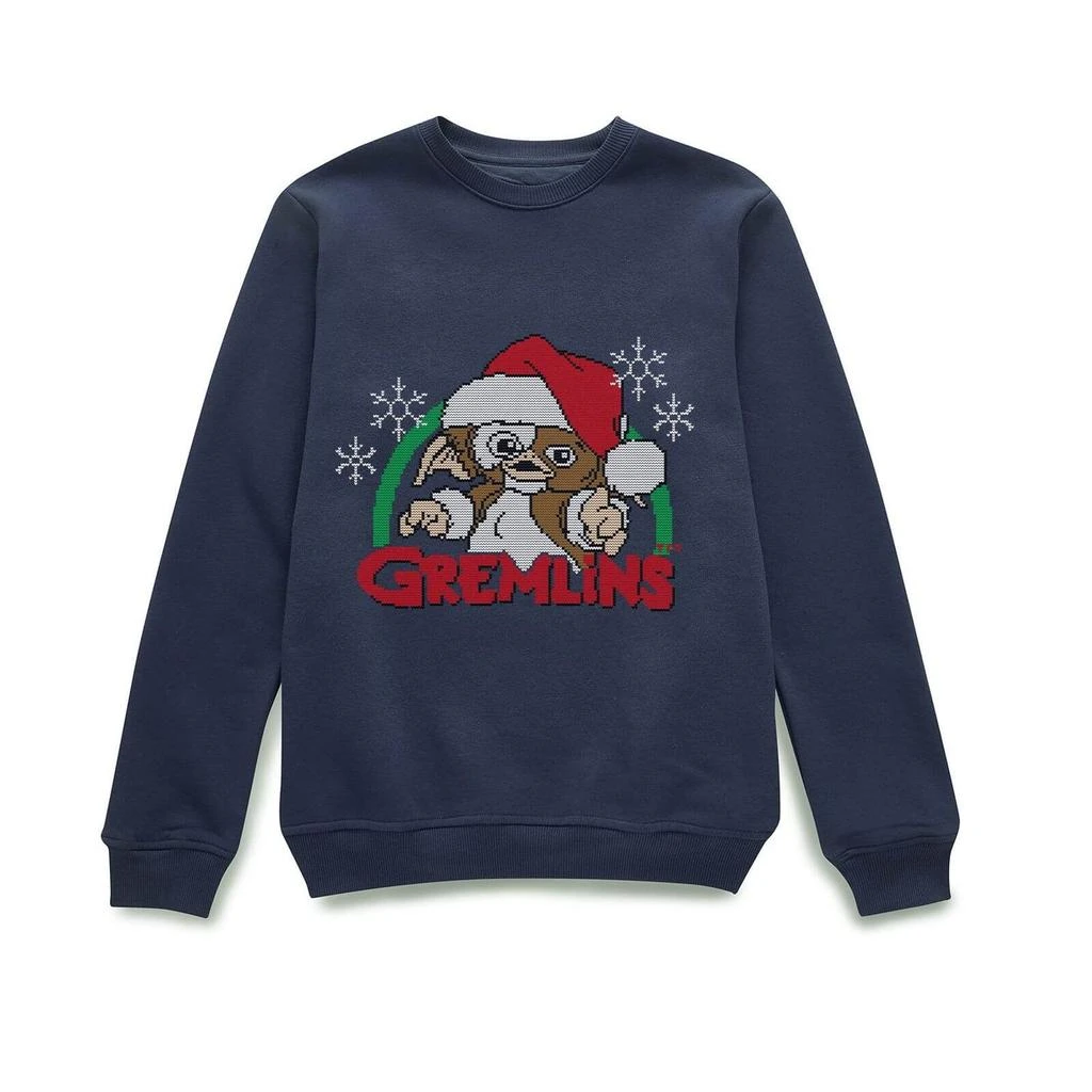 Original Hero Gremlins Another Reason To Hate Christmas Jumper - Navy 1