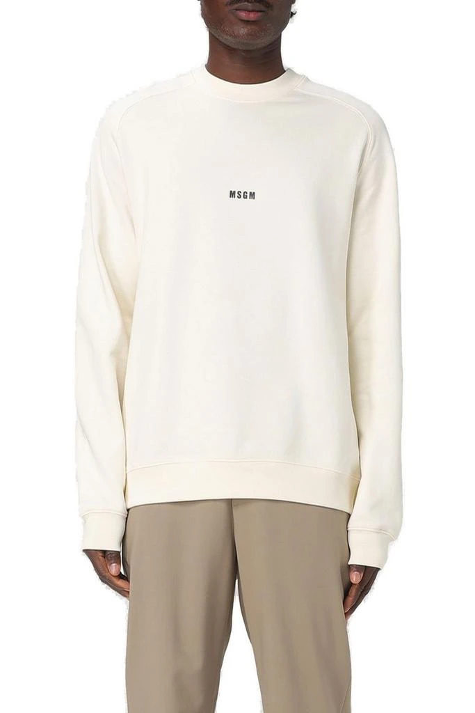MSGM MSGM Logo Detailed Crewneck Sweatshirt 1