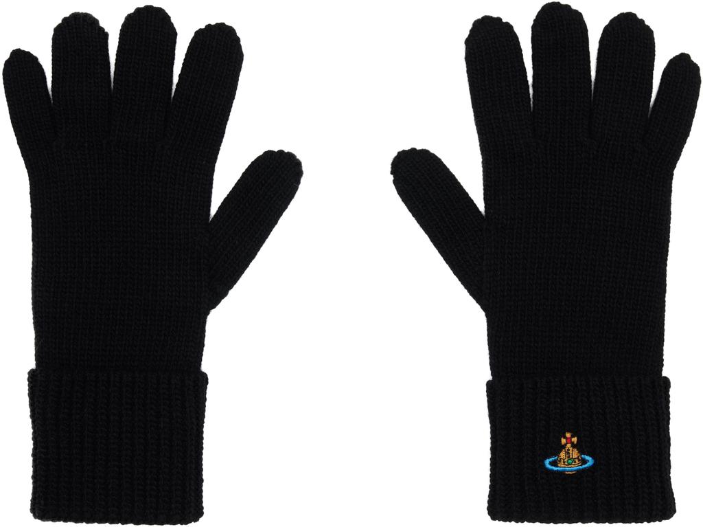 Vivienne Westwood Black Sporty Gloves