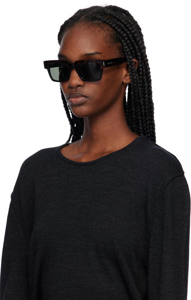 【関税込み】Saint Laurent ブラウン SL 732 Vadim サングラス Saint Laurent SL 732 Vadim 003 Sunglasses - US