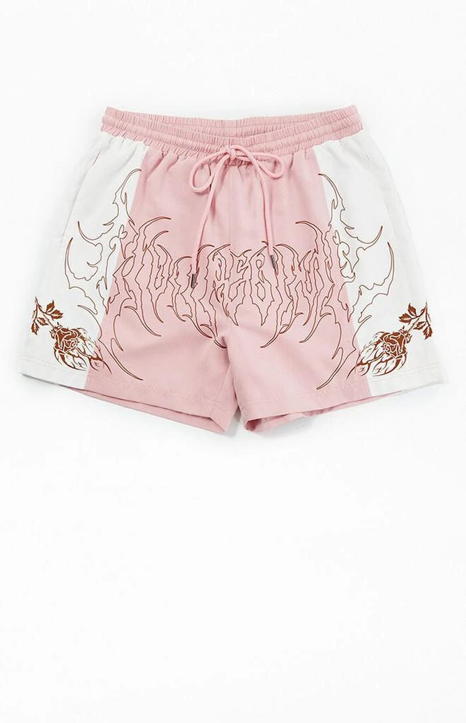 Civil Rose Duality Suede Shorts 1