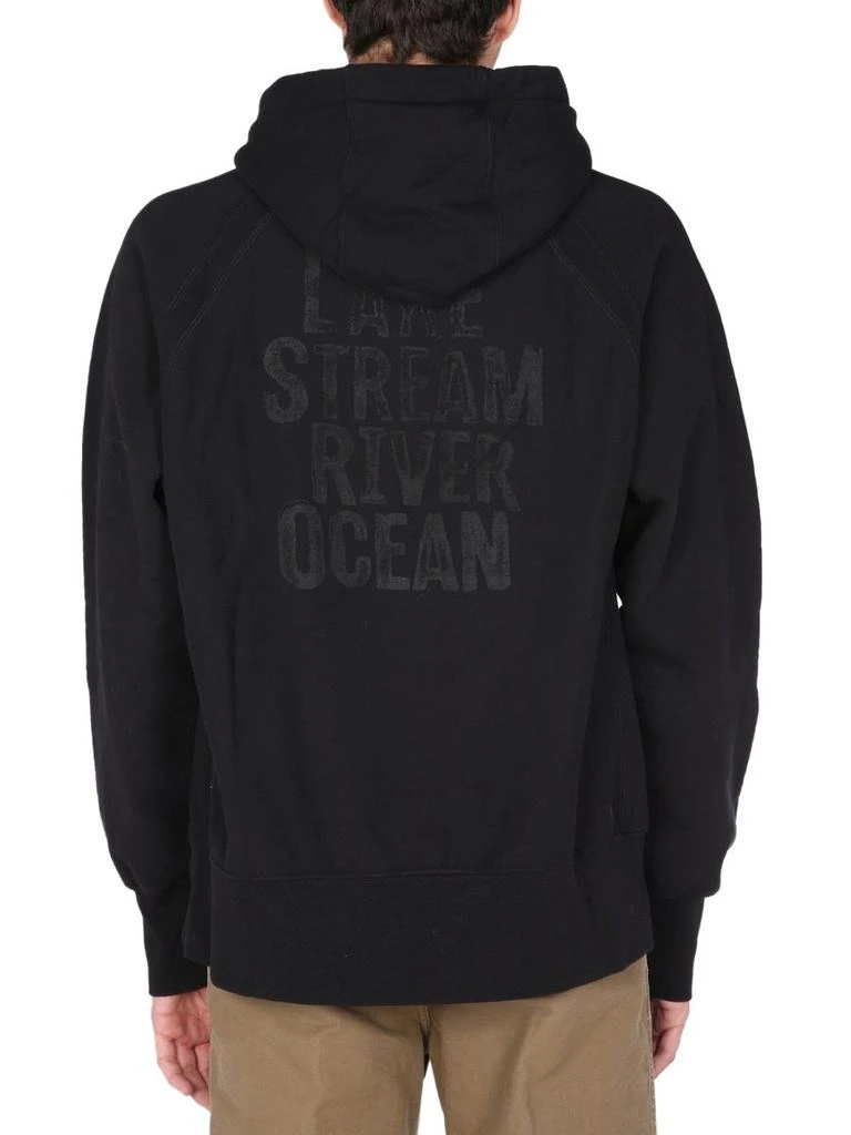 Engineered Garments Engineered Garments High Neck Printed Hoodie 2