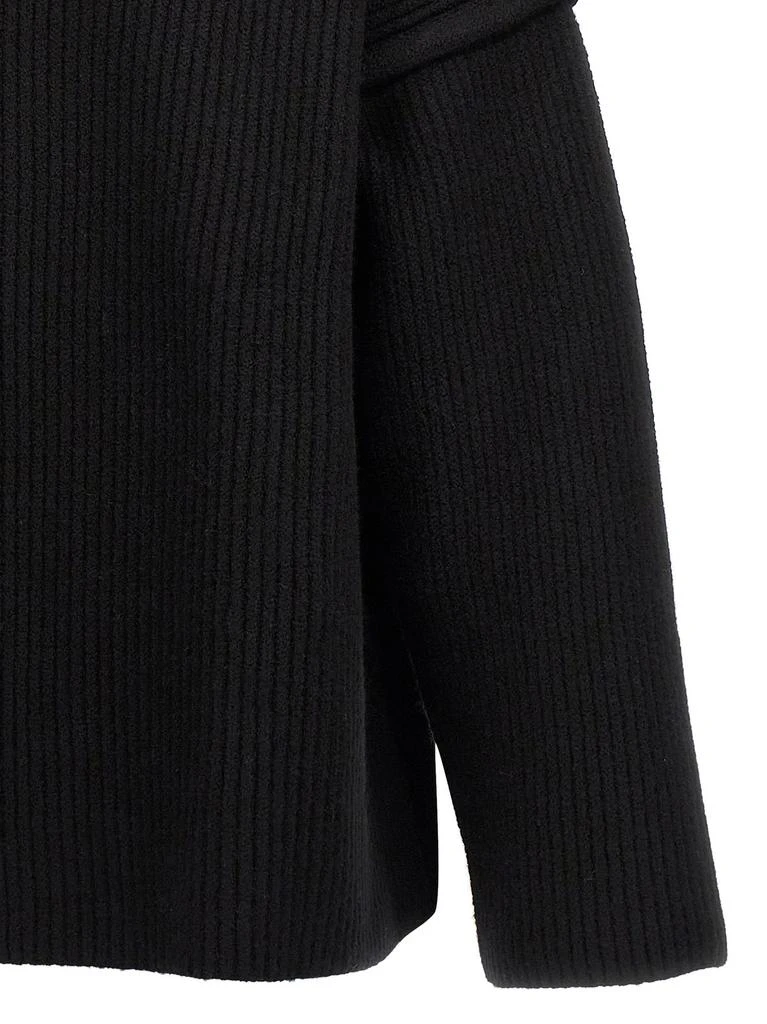 Jil Sander Jil Sander Geometric Neckline Knitted Jumper 4