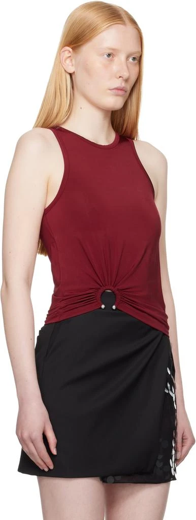 Rabanne Red Jersey Tank Top 2