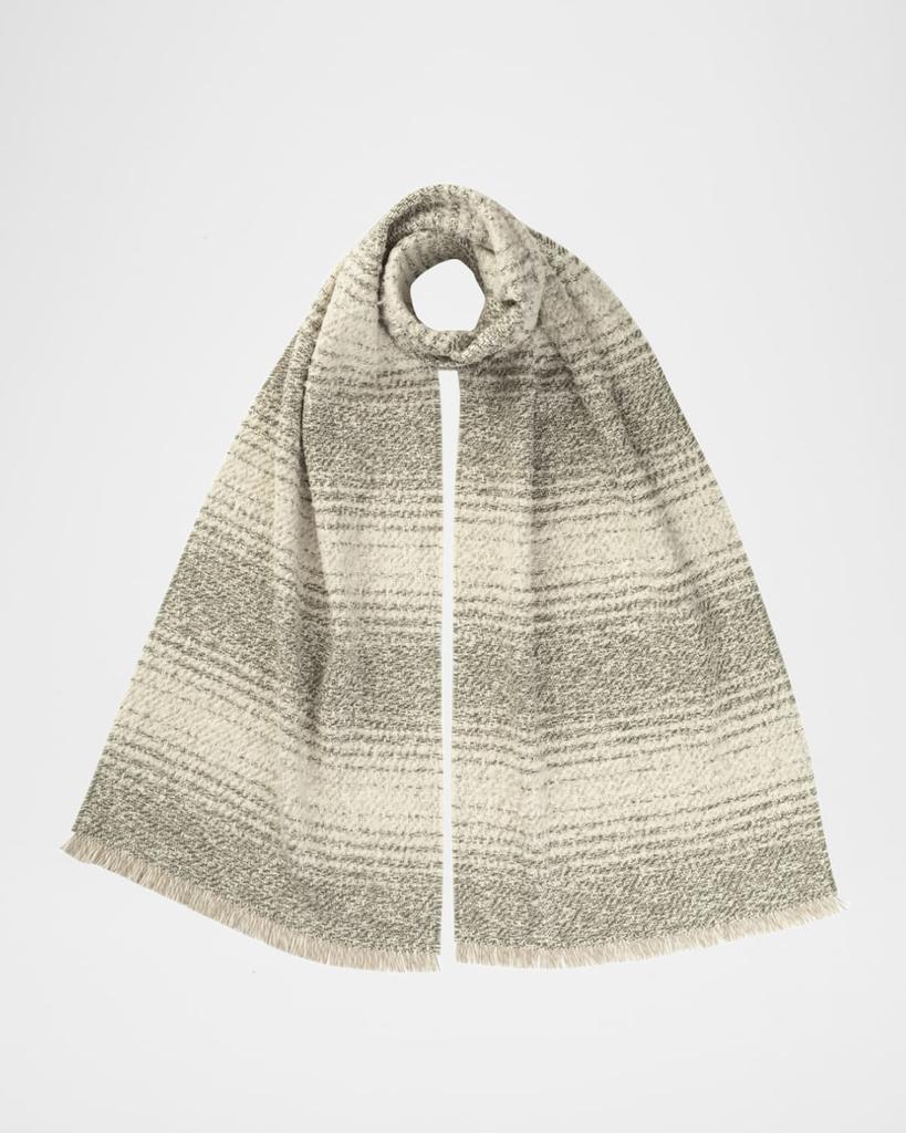 Johnstons of Elgin Boucle Ombre Cashmere-Blend Scarf