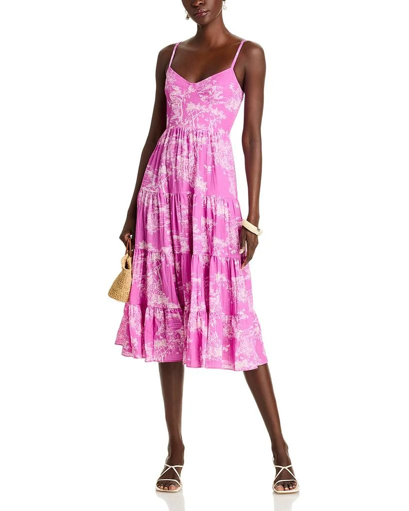 AQUA Toile Tank Midi Dress - Exclusive 3