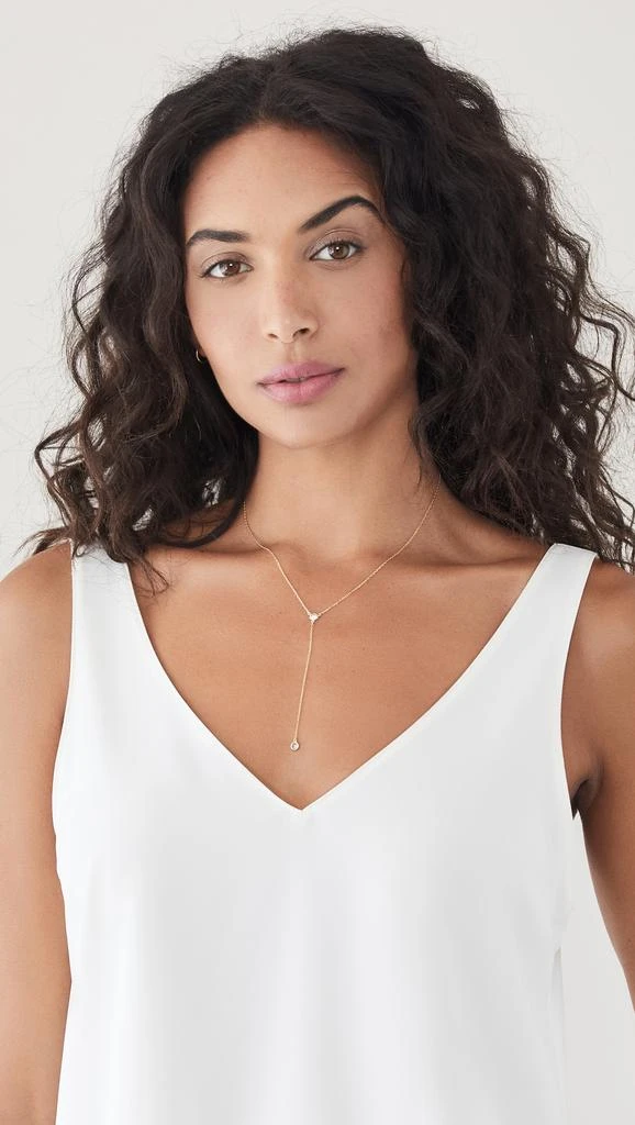 Shashi Solitaire Lariat Necklace 2