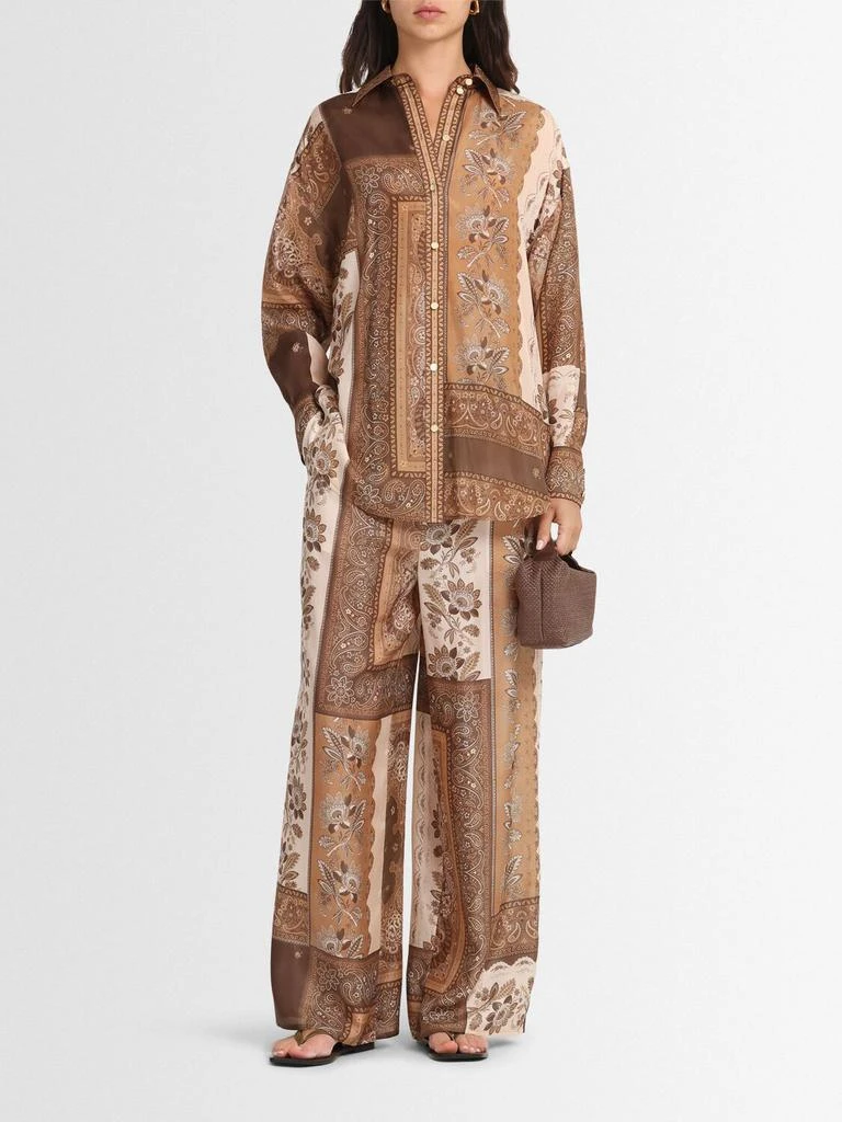 Zimmermann Lucky Silk Manstyle Shirt 1