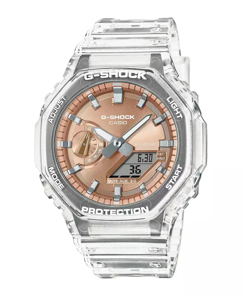 G-Shock Men
s Quartz Clear Resin Watch, 45.4mm 1