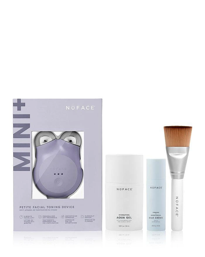 NuFace Mini+ Facial Toning Device & Primer - Purple 1