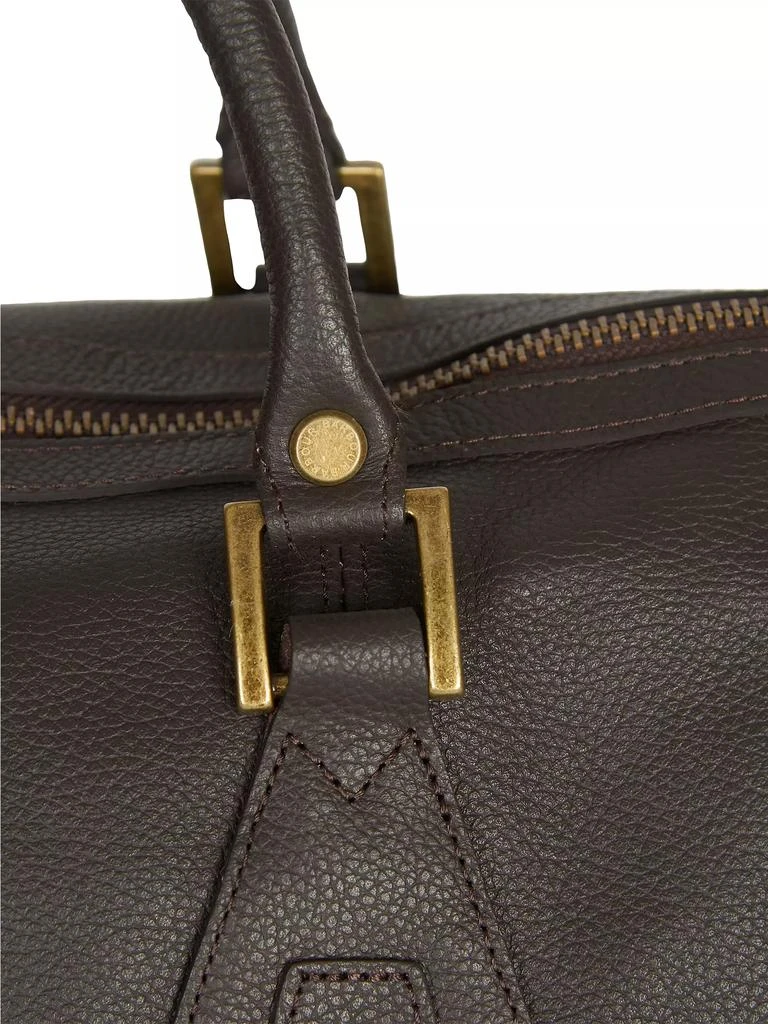 Barbour Medium Travel Explorer Leather Tote Bag 6