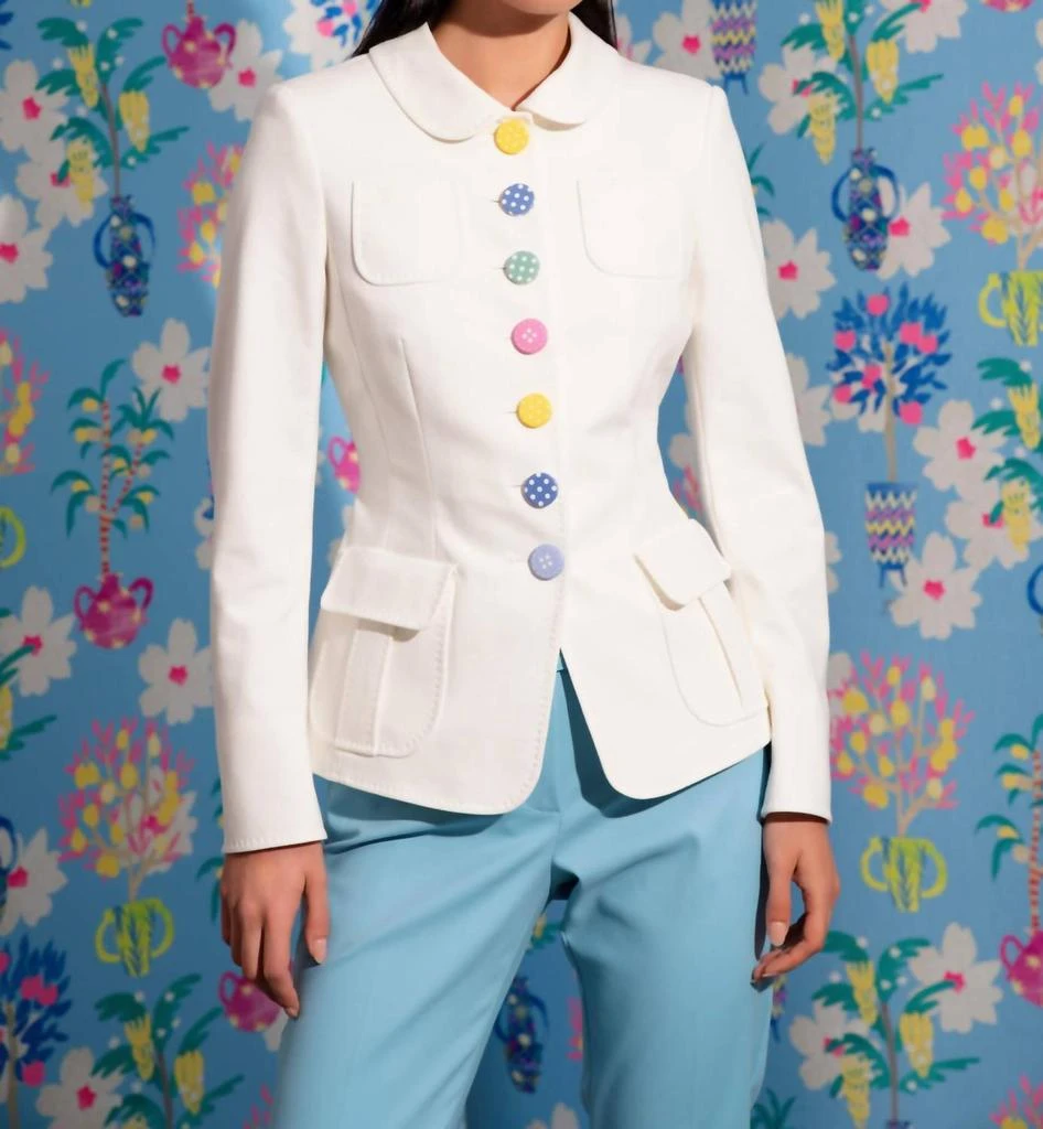 MAISON COMMON Maison Common - Jersey Jacket With Signature Buttons 1