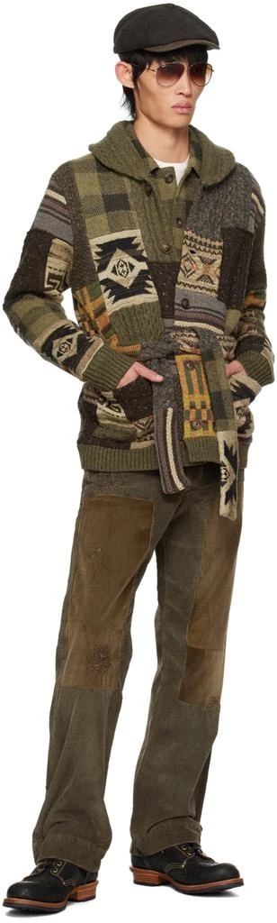 RRL Khaki Ranch Cardigan 4