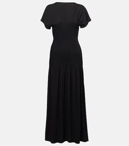 toteme jersey maxi dress TOTEME - Twist drape dress Black - XXS