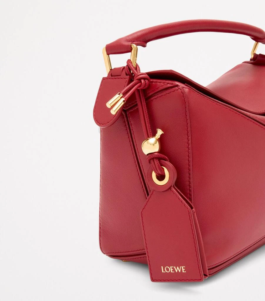 Loewe Small Leather Featherlight Puzzle Top-Handle Bag 10
