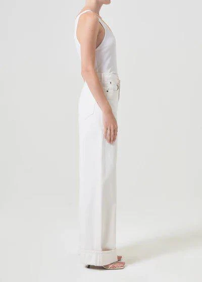 AGOLDE Dame High Rise Wide Leg Fortune Cookie 2