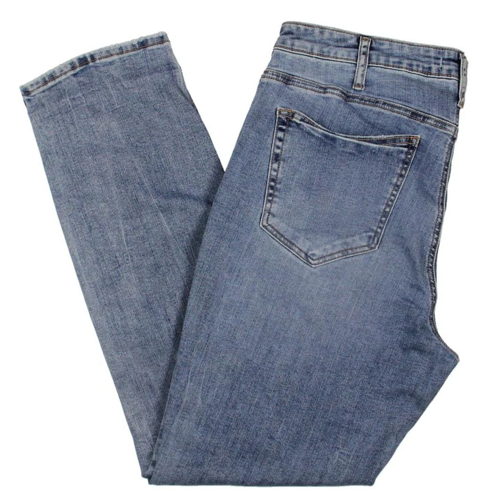 Silver Jeans Co. Beau Womens Girlfriend Fit Mid Rise Straight Leg Jeans 3