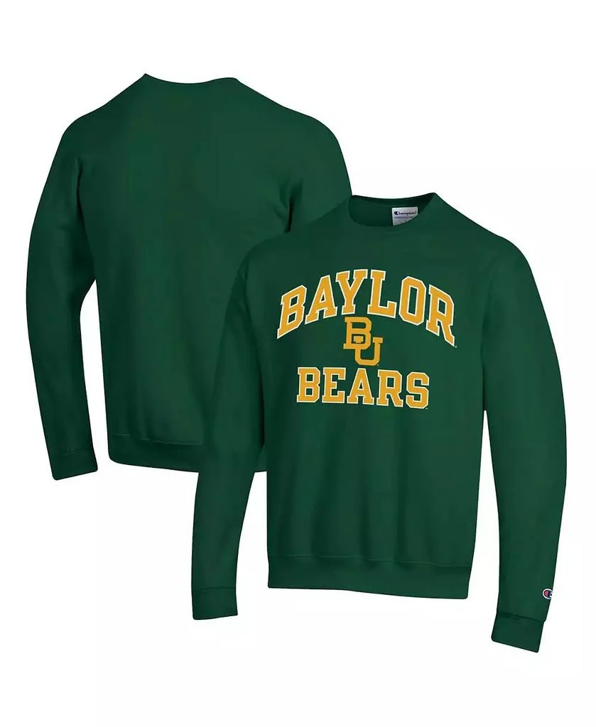 CHAMPION Men's Green Baylor Bears High Motor Pullover Sweatshirt 1