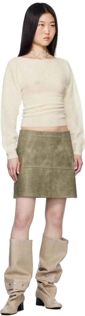Paloma Wool Gray Jolie Snaps Boots 6