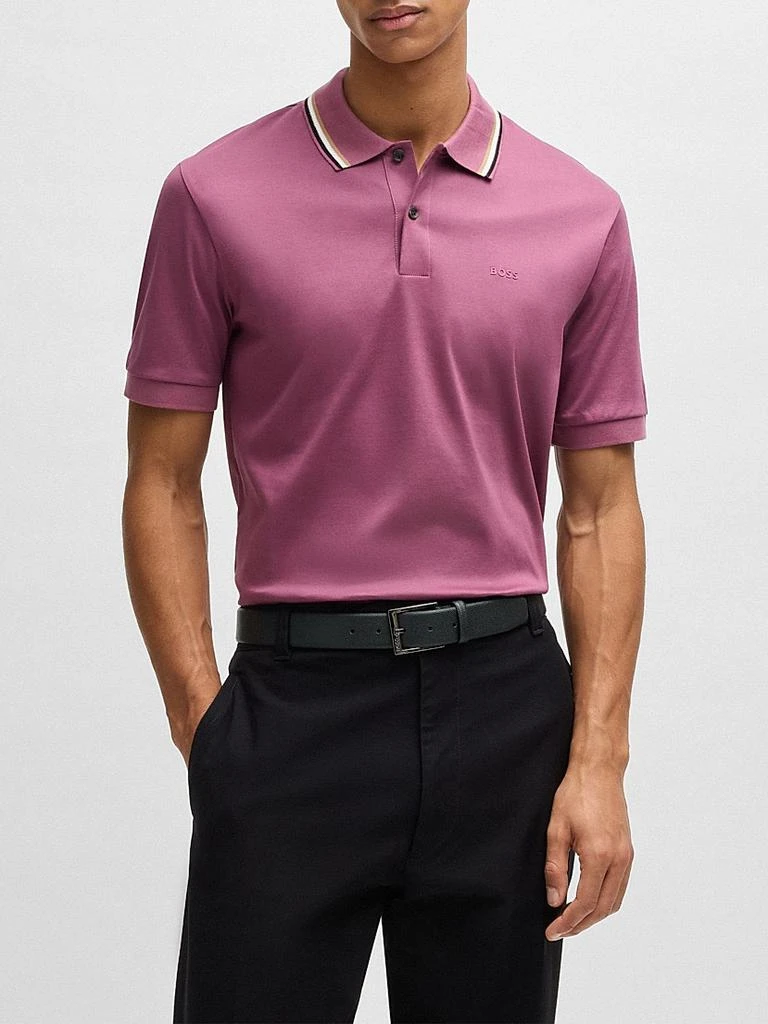 Hugo Boss Italian-Leather Belt with Branded Buckle 2