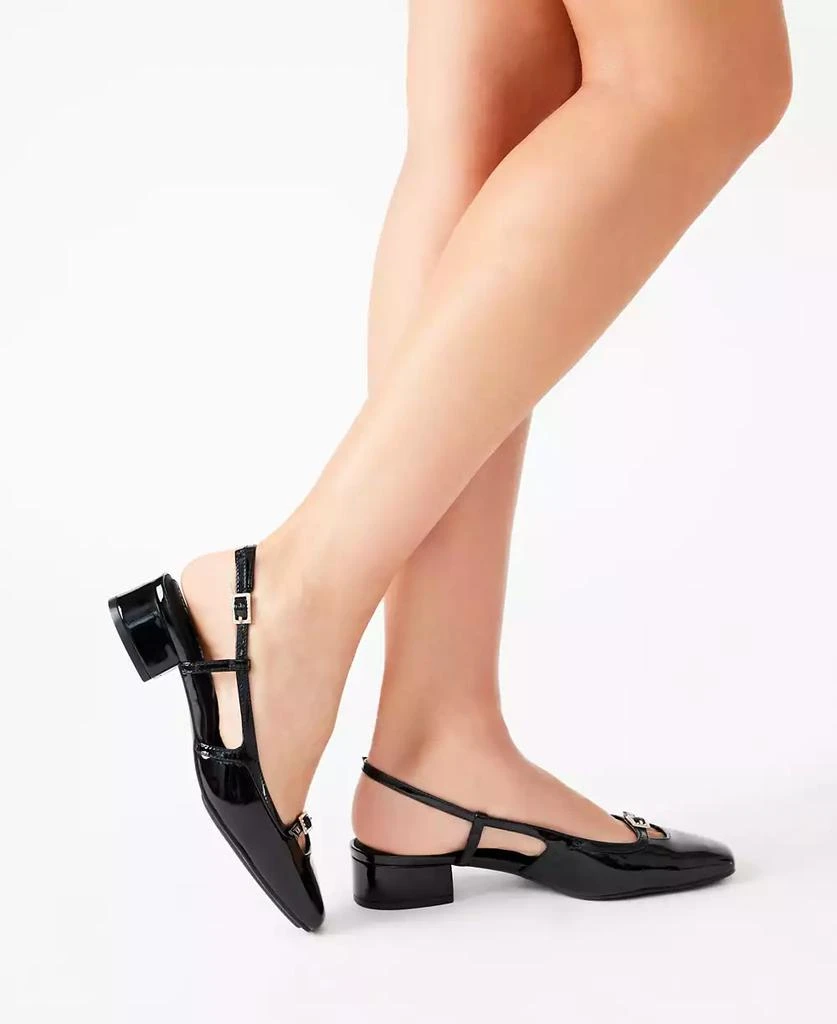 Anne Klein Women's Natalie Snip Toe Slingback Flats 9
