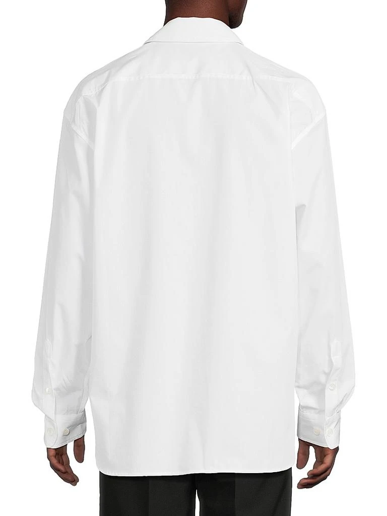 Dries Van Noten Zip-Front Cotton Shirt 5