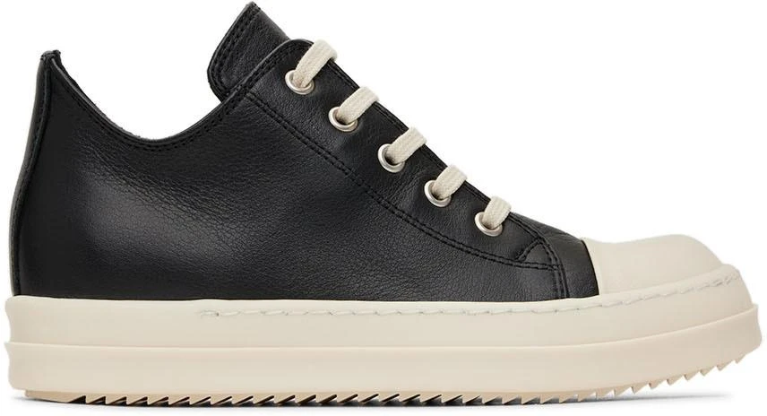 Rick Owens Kids Black Low Sneakers 1