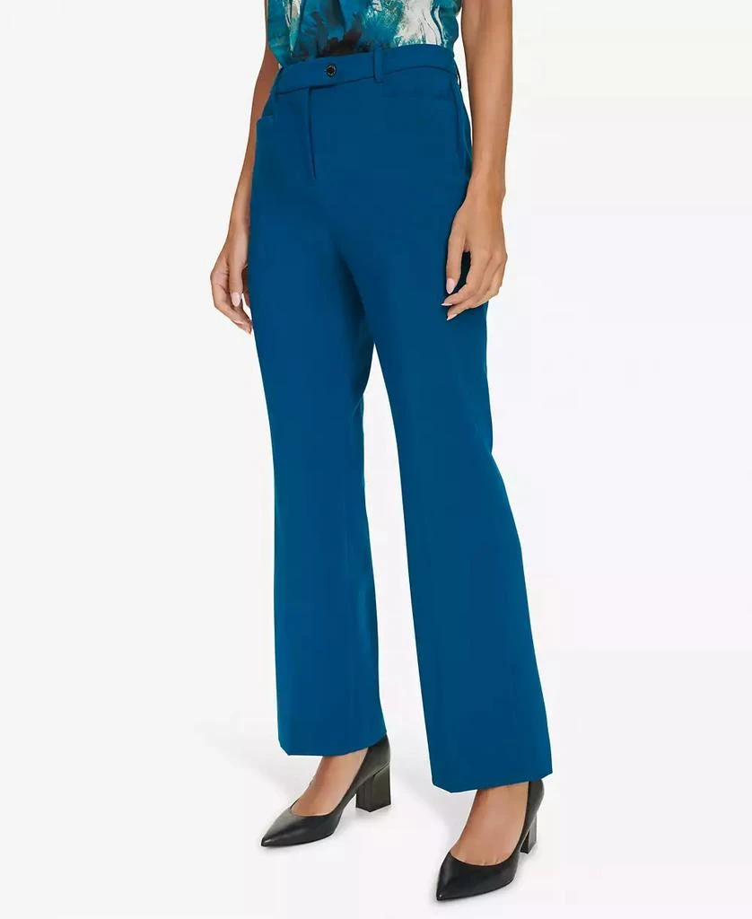 Calvin Klein Women's Mid-Rise Straight-Leg Pants 3