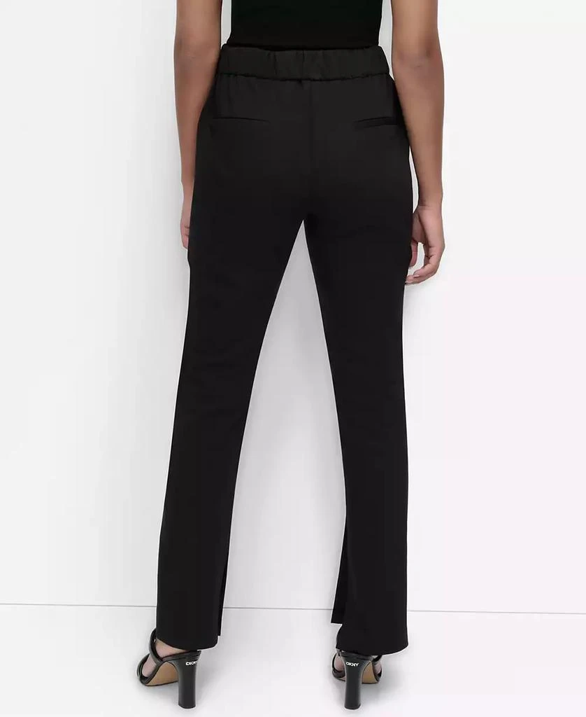 DKNY Women's Split-Hem Elasticated-Back Ankle Pants 2
