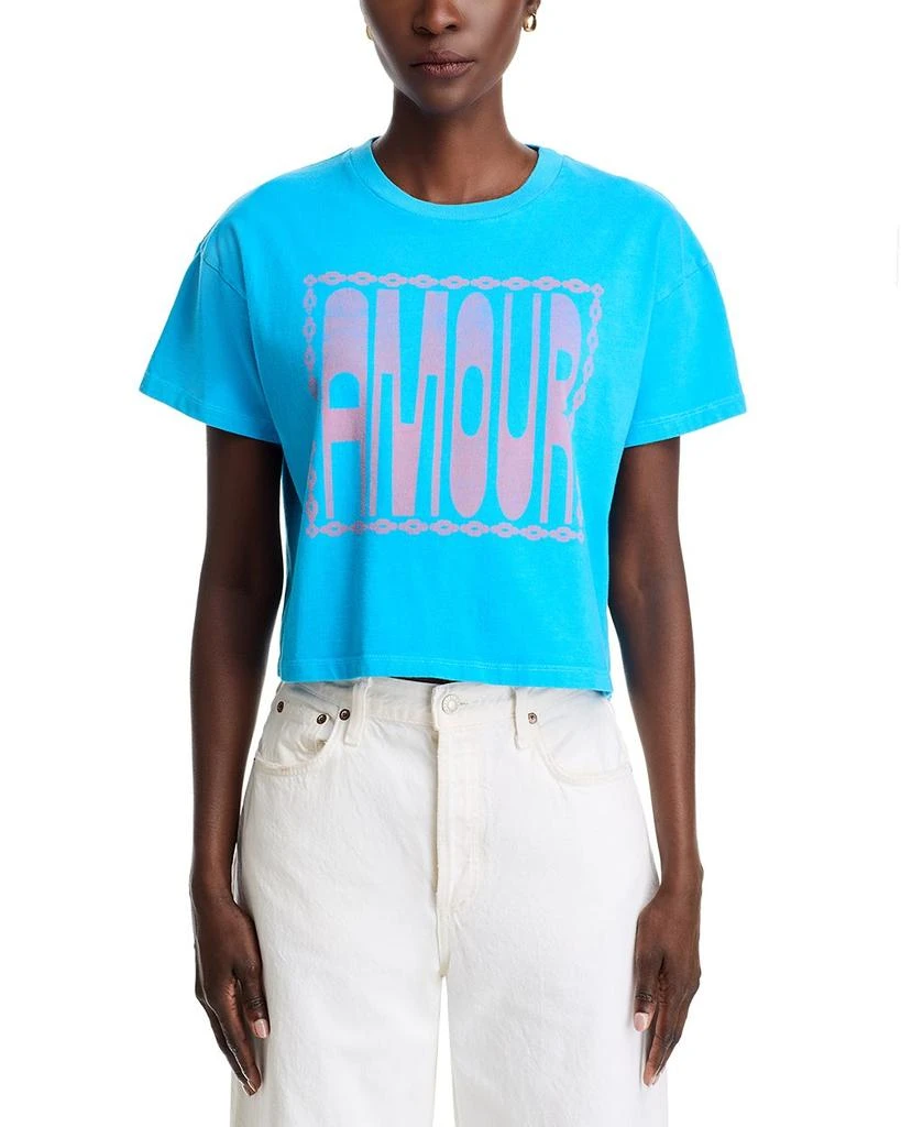 MOTHER The Grab Back Crop Graphic Tee 6