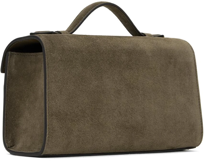 SAVETTE Brown Symmetry Pochette Bag 3