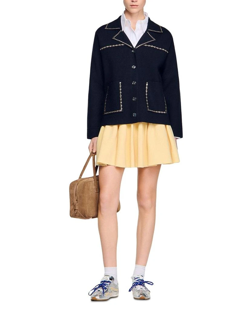 Sandro Studded Cardigan 2